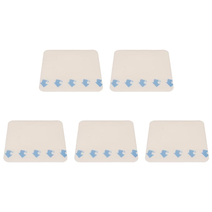Pansement hydrocolloïde extra-fin, imperméable, souple et jetable, avec bordures, 5 pièces white