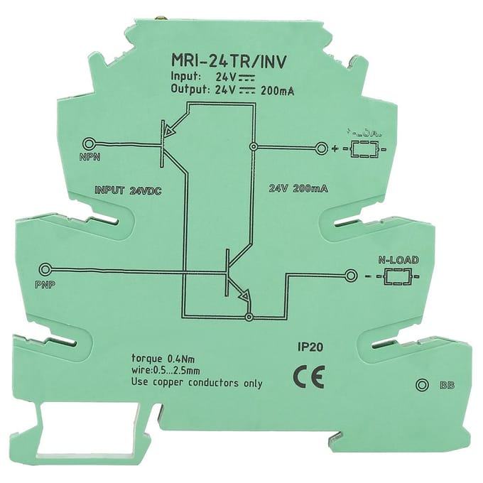 MRI?24TRINV NPN PNP Signaalomzetter PLC Sensor Polair IO Niveau Conversie Module
