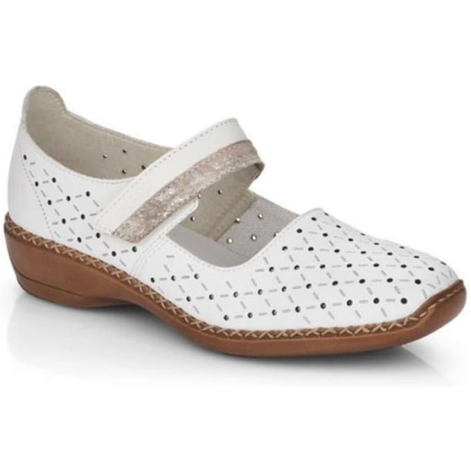 Rieker Instapper - Vrouwen - Wit - Maat 36