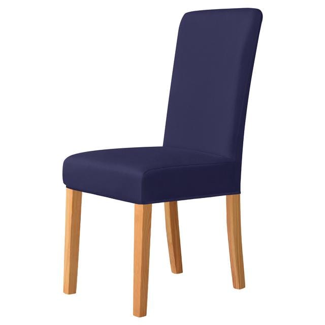 Housse de chaise imperméable, couleur unie, élastique, amovible, protection pour salon, cuisine, mariage, dîner, maison, 11 couleurs 1 Piece