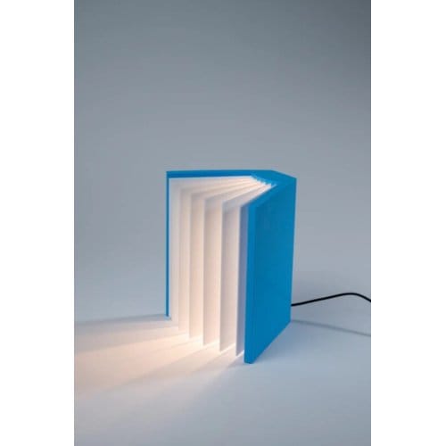 Boeklamp blauw