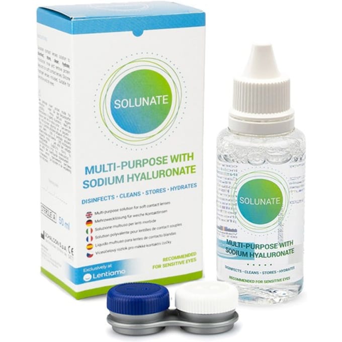 Solunate Multi-Purpose 2 x 50 ml met lenzendoosjes - reisverpakking