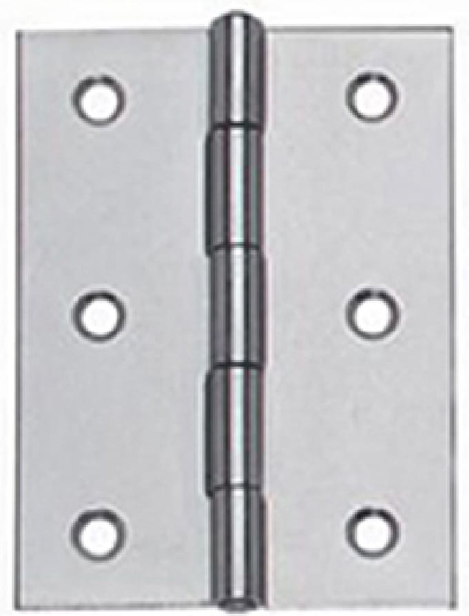 Scharnier 10501 60x34x1,25mm vp rvs a2 ( a 1 st )