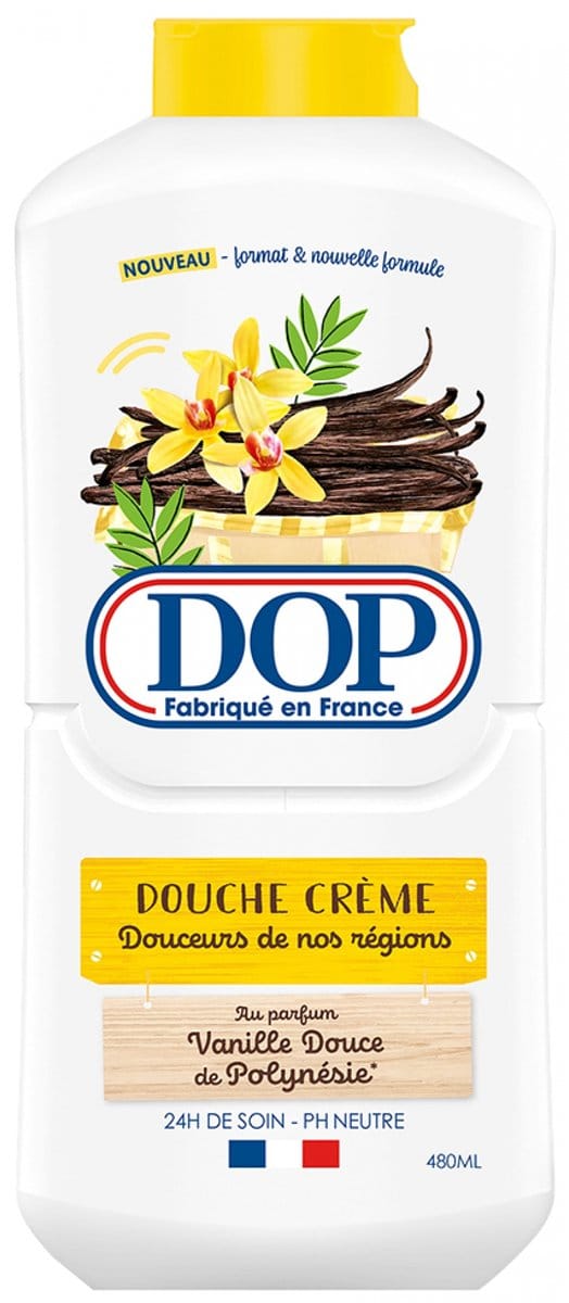 Dop Douceurs de Nos Régions Douche Crème Vanille Douce de Polynésie 480 ml