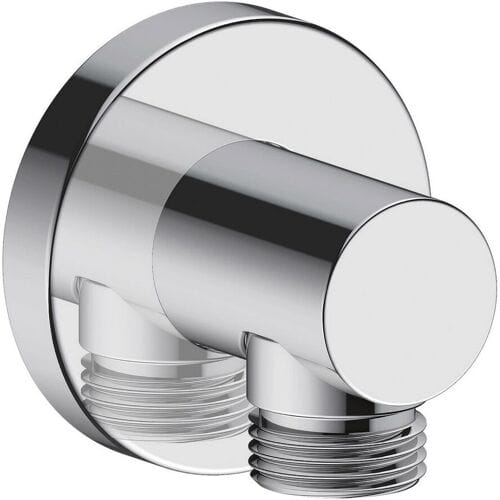 Duravit wall connection elbow with round rosette UV0630008010