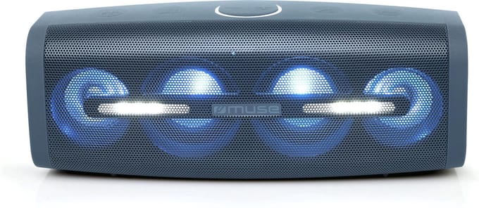 Muse M-830DJ - Draagbare bluetooth speaker, spatwaterdicht met verlichting
