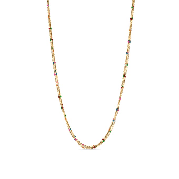 Ketting Luxenter Yao afgewerkt in 18k geel goud