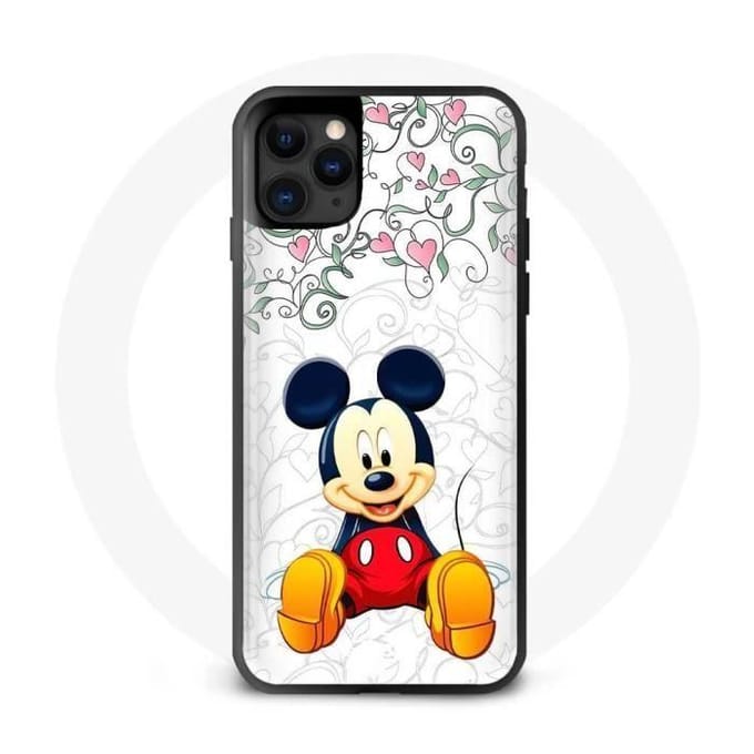 Coque - Maniacase - Iphone 11 Pro Max - Mickey Mouse - Souple - Protection et décoration noir