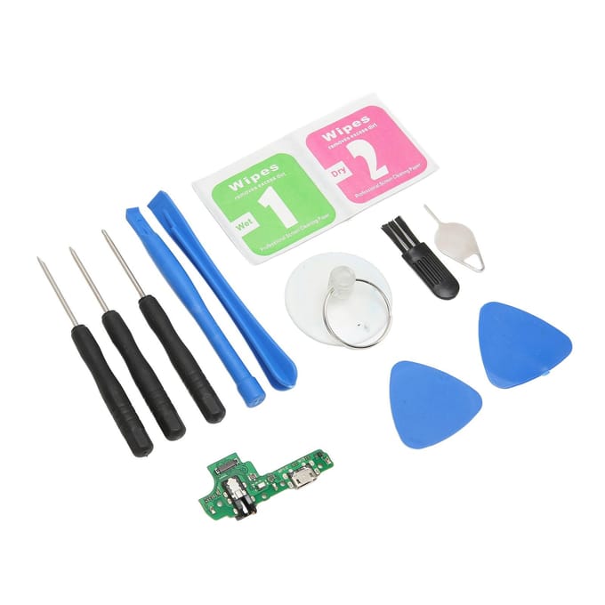 Dock Connector Flexkabel PCB USB Oplaadpoort Flexkabel Vervanging voor Samsung A10S 2019 A107F blue