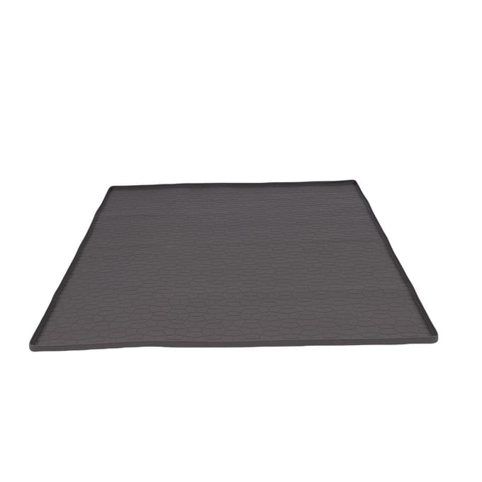 Tapis de litière pour chat en silicone épaissi Tapis de litière pour chat en silicone épais Facile à nettoyer Multifonctionnel black
