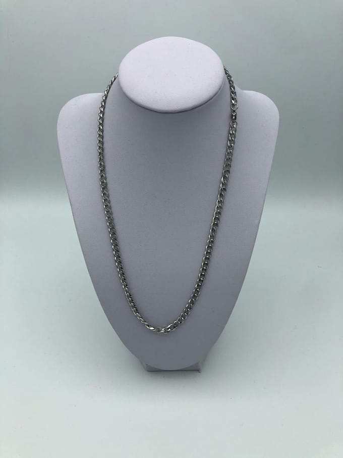 Jumalu ketting zilverkleurig - staal - schakel - 5mm/50cm