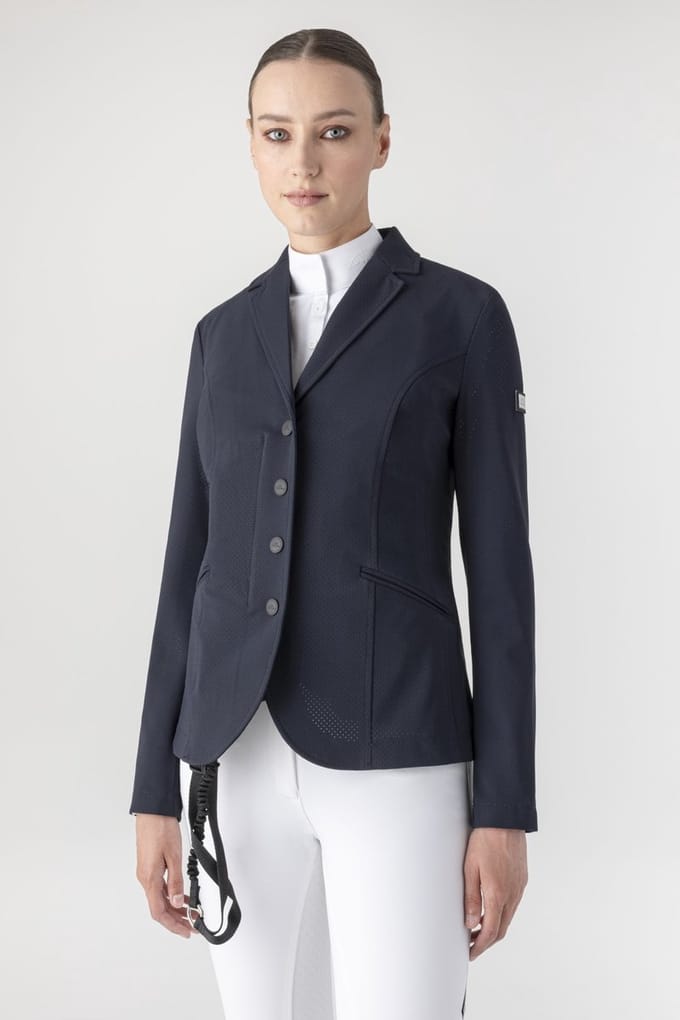 Wedstrijdjack met microgaatjes voor dames Equiline