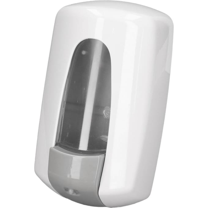 Zeepdispenser 1000ml Groot Handpersmodus Ruimtebesparend Economisch Handmatig Shampoodispenser white