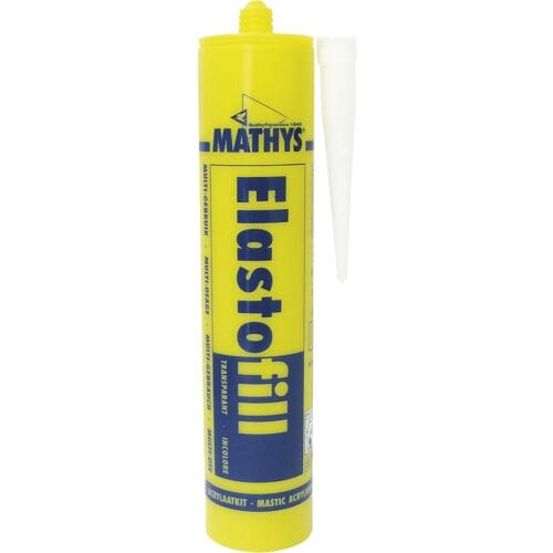 Mathys Elastofill acrylaatkit Transparant 310ml