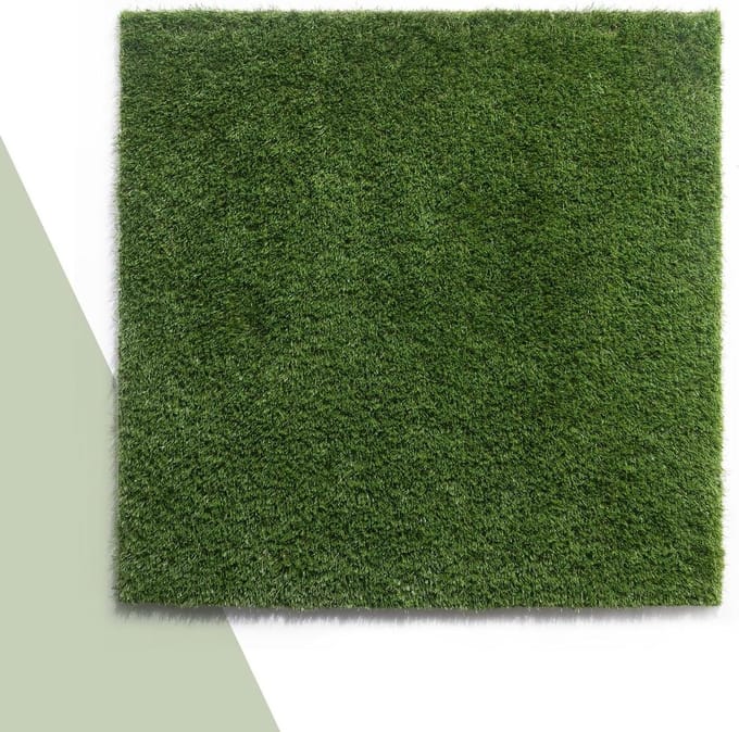 Kunstgras Tapijt - Buiten vloer - Terras Balkon - Waterdoorlatend - 133x100cm - Groen