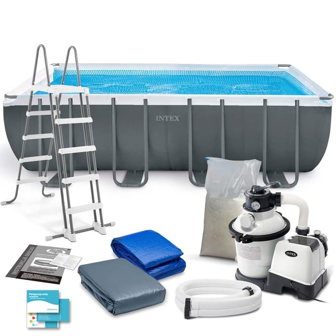 INTEX Ultra Frame Serie - Opzetzwembad - 549x274x132 cm - Inclusief Accessoires