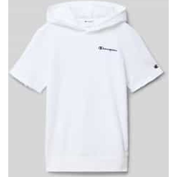 regular fit T-shirt met capuchon