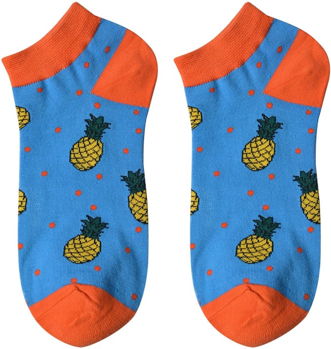 Clayre & Eef Grappige Sokken one size Blauw Polyester