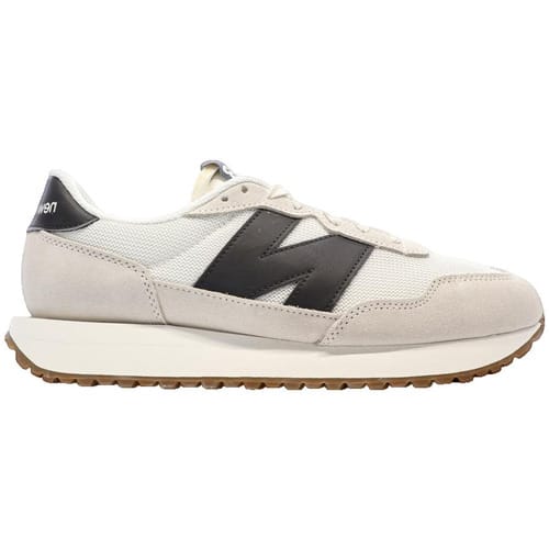 Lage Sneakers New Balance Baskets 237 mix de couleurs beige et marron