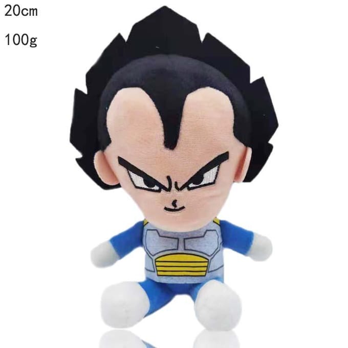 20cm Japanse Anime Pluche Poppen Super Saiyan Goku Vegeta Piccolo Trunks Gohan Knuffels 20cm