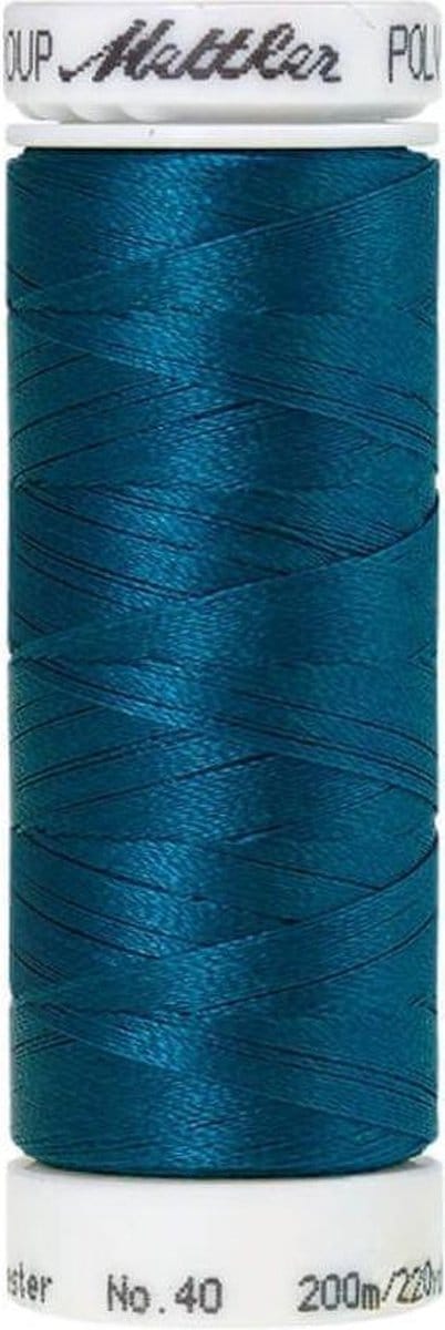 AMANN POLYSHEEN NAAI-BORDUURGAREN, COL-4116 BLAUW, 200M, PER STUK.