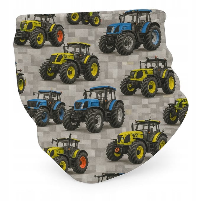 Dartomik - Kinder Sjaal - 3-9 Jaar - Tractors - Herfst/Winter
