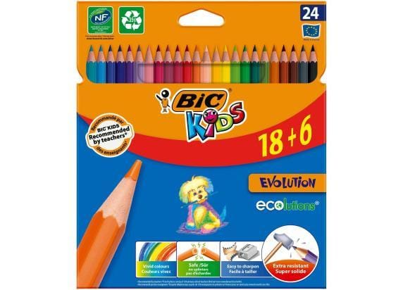 Bic Kids Evolution 18+6 GRATIS Tekenen
