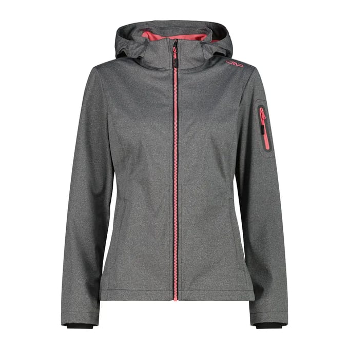 Dames softshell waterdichte jas met capuchon CMP