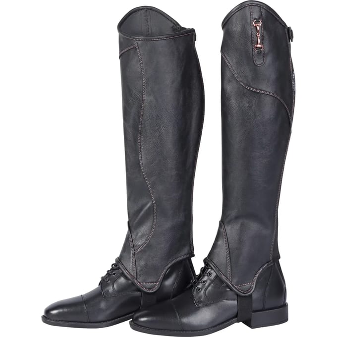 Harry's Horse Minichaps Rosegold Bit - maat S - black
