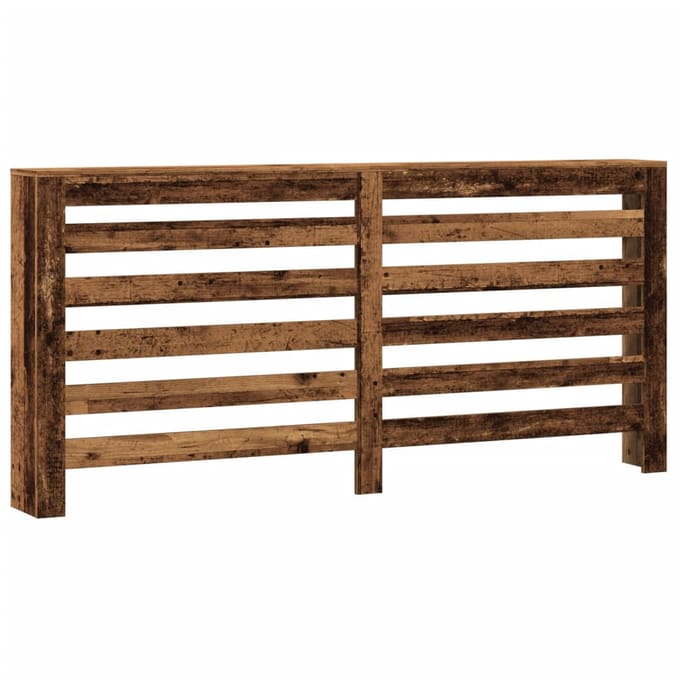 Cache-radiateur aspect bois vintage 175 x 20 x 82 cm Matériau à base de bois
