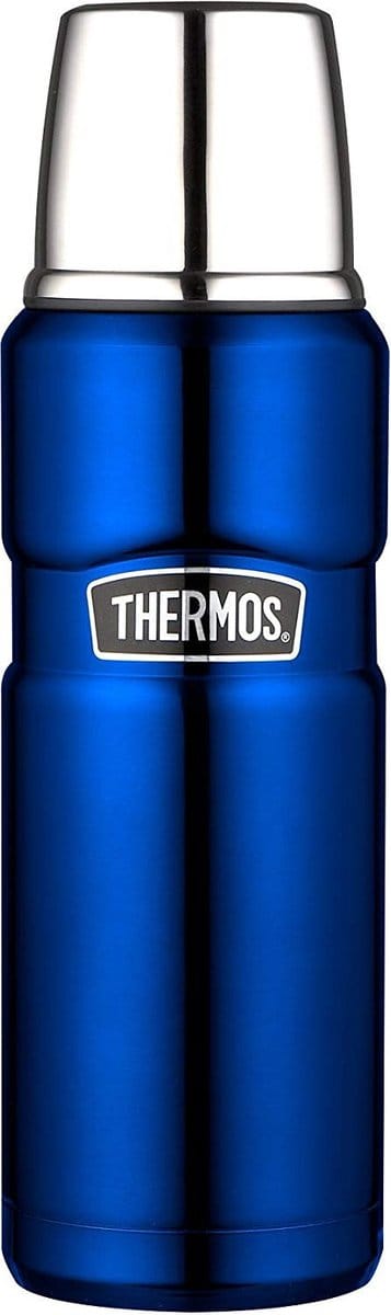 Thermos King thermosfles - 0,47 liter - Metallic blauw