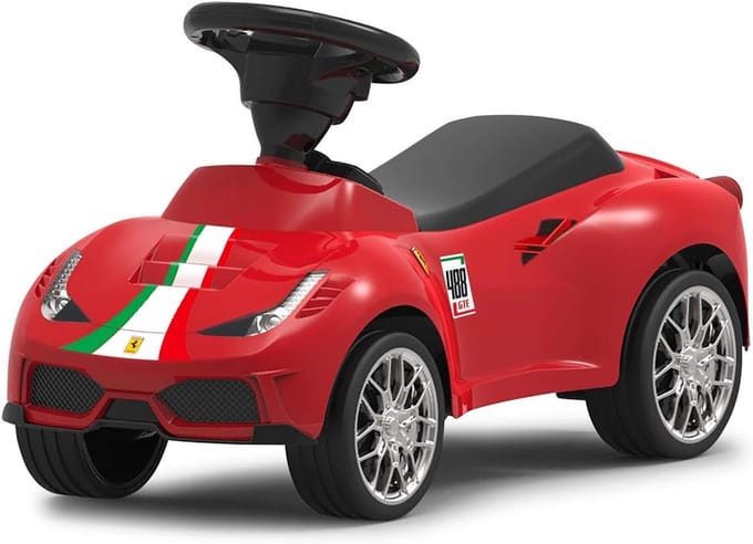 Loopauto - Duwauto Kinderauto - Buiten Spelen - Leren Rijden - Niet gespecificeerd - Rood