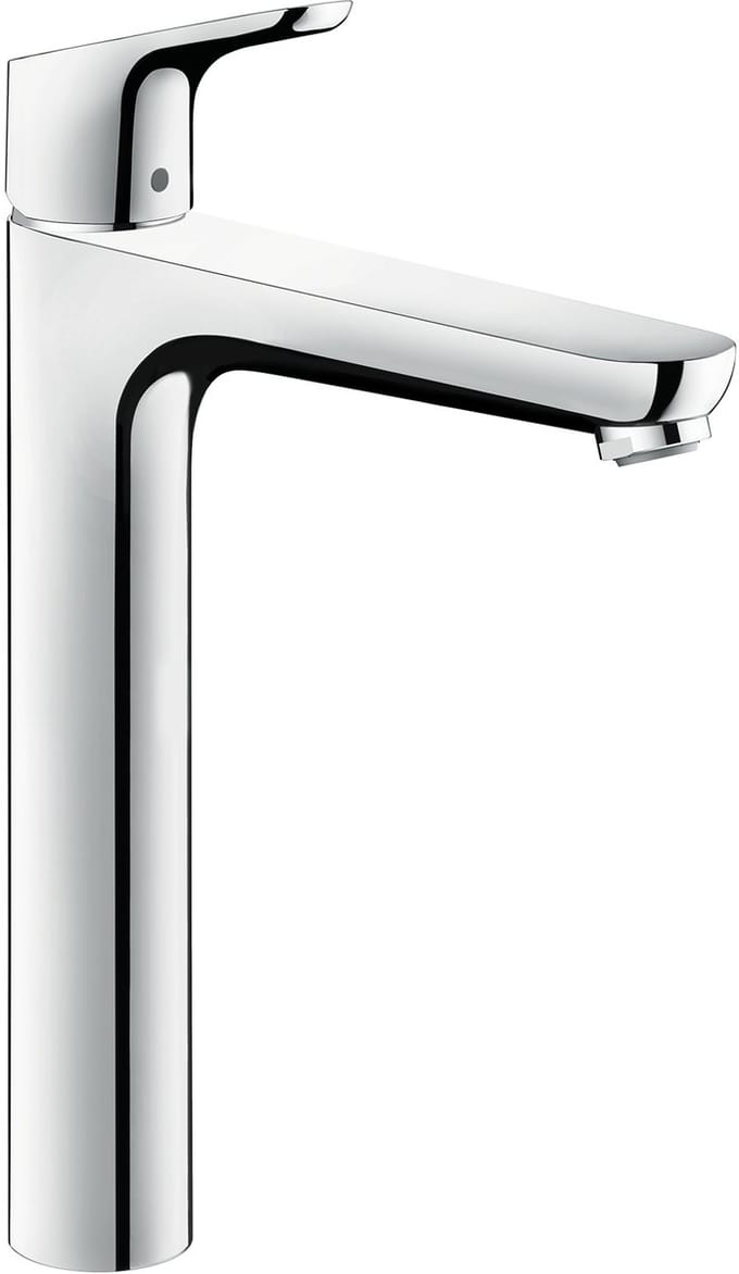 Hansgrohe Focus wastafelkraan - model 230 - opbouw - hoog - eengreeps - zonder waste - chroom