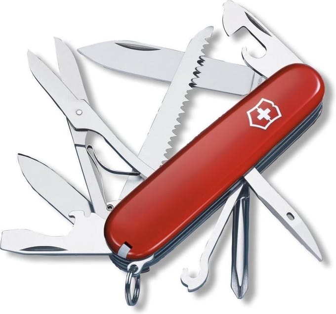 Victorinox Fieldmaster Red Zwitsers Zakmes - 15 Functies - Rood
