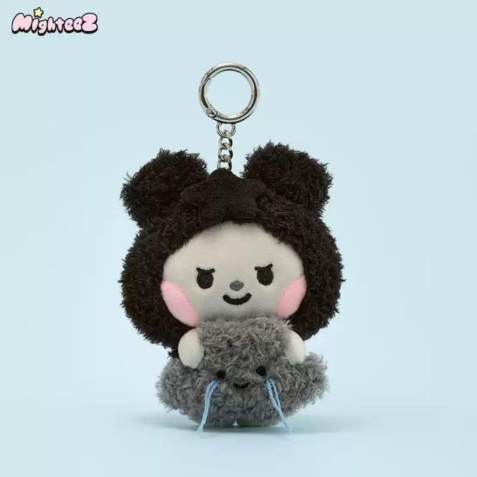 ATEEZ - [MIGHTEEZ WEATHER FAIRY] Pluche Sleutelhanger SEONGHWA black
