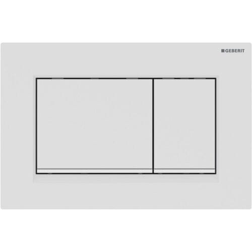 Geberit sigma30 actuator plate 246 x 164 x 12 mm dull Wit easy-to-clean-coated