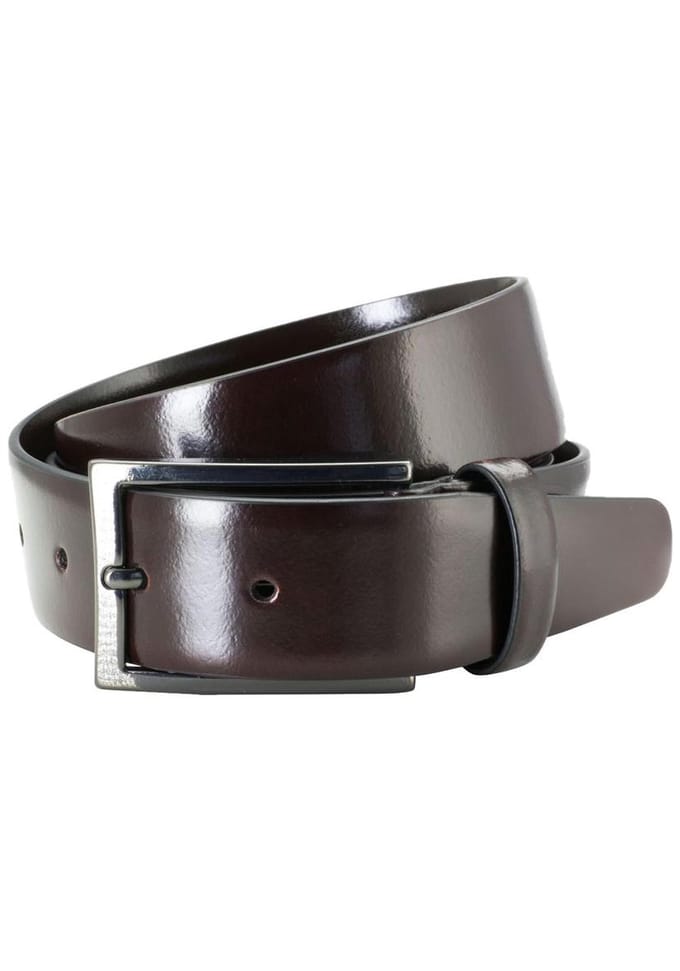 LINDENMANN leren heren riem - bordeaux