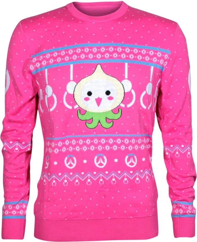 Jinx Overwatch - Feestdag Trui - Pachimari Pals - Roze - L