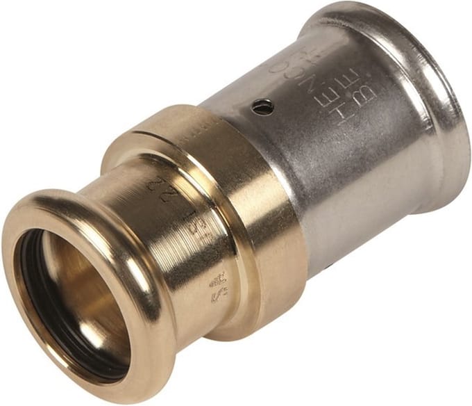 Henco 36P overgangskoppeling - 16 mm pers x 15 mm koper pers