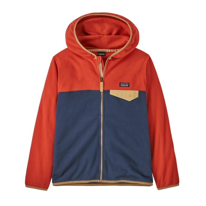 Kinder fleece met capuchon Patagonia Micro D Snap-T