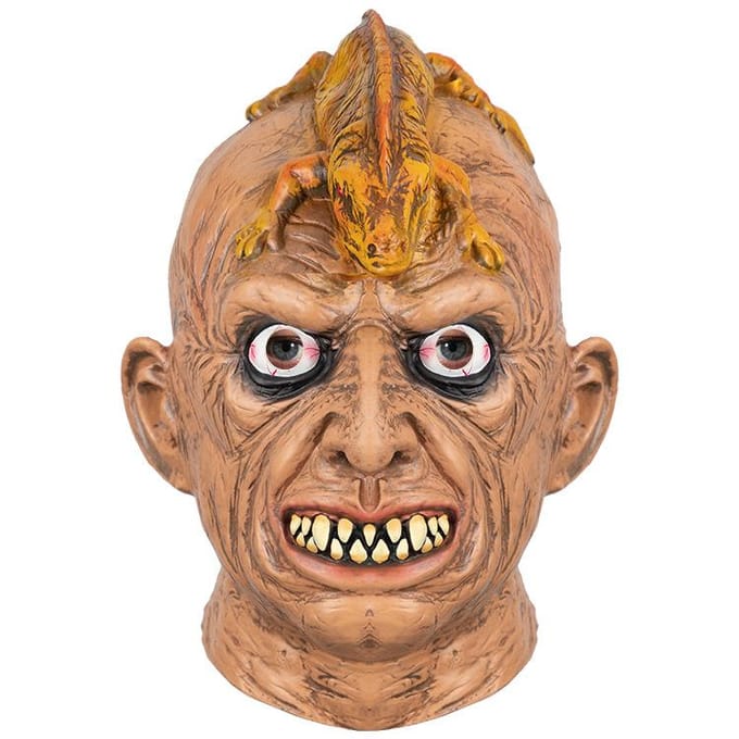 Horror Monster Latex Masker One size fits all adults beige