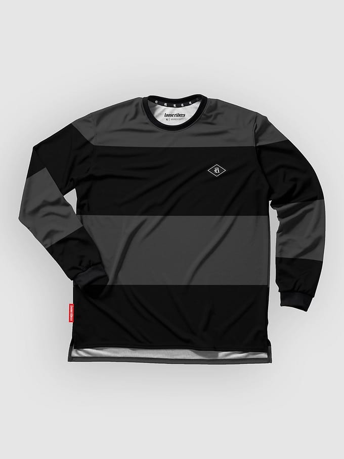 Loose Riders Baseline Bold Long Sleeve Jersey grijs