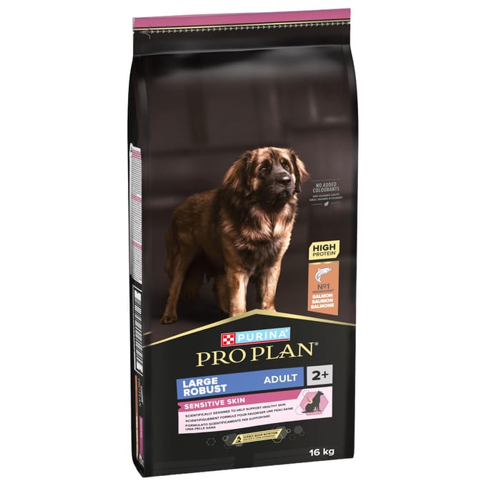 PURINA PRO PLAN Large Robust Adult Sensitive Skin Zalm - 16 kg
