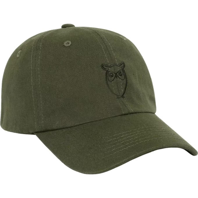 Baseballpet met logo KnowledgeCotton Apparel Twill