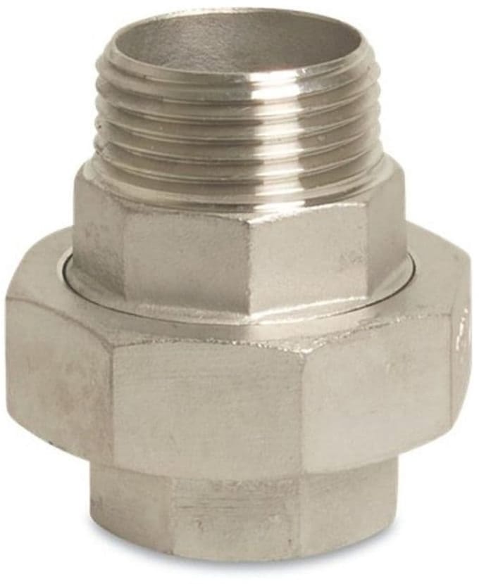 RVS Schroefdraadfitting 3/8", Conisch
