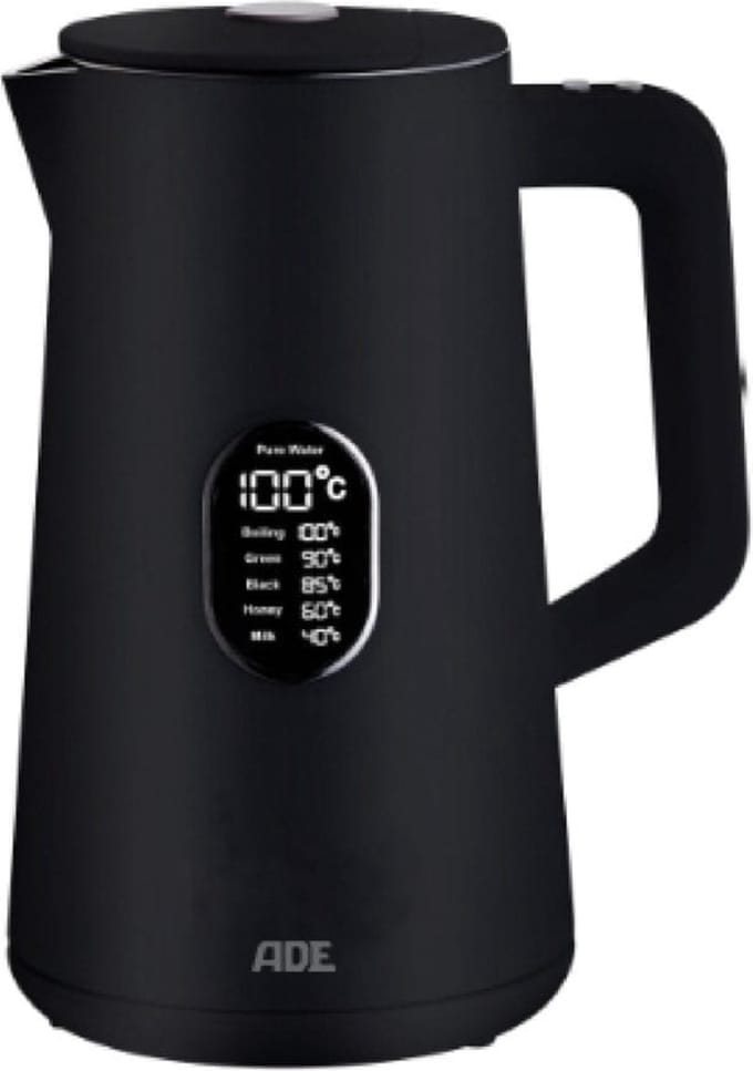 Ade Waterkoker 1,5l - zwart 1500 - 1800W