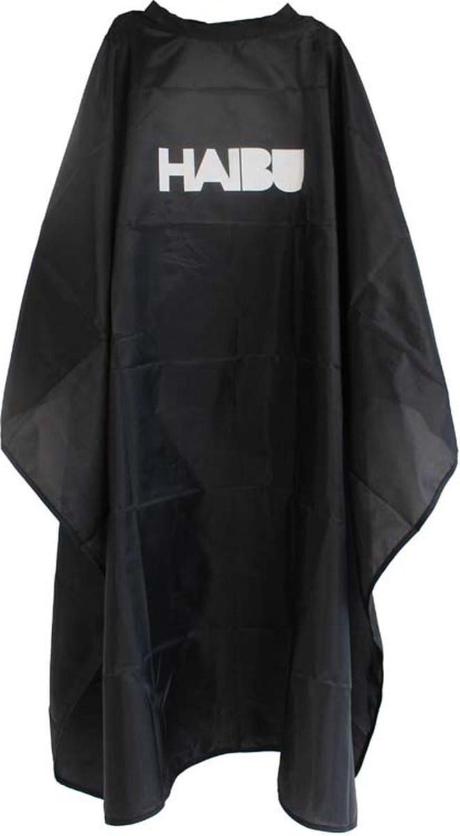 Haibu Essentials Kapmantel met Haaksluiting - Zwart - Unisex