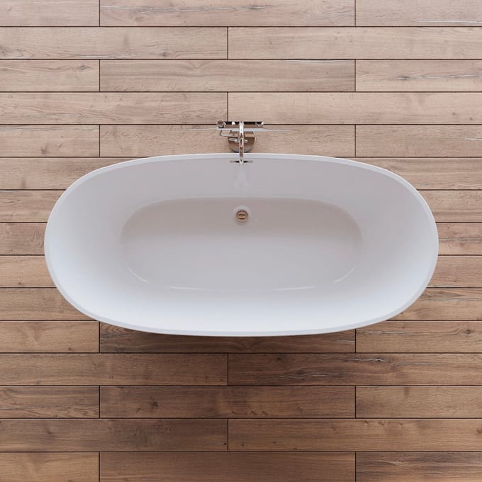 SPALINA - Vrijstaand bad - Venecia 170 blanche, 170 x80 x57 cm, Wit