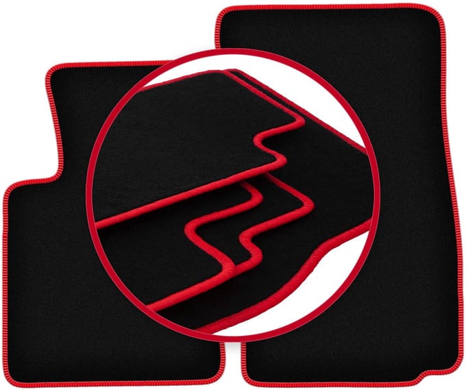 CARLUX-RED automatten voor: BMW Z4 E86 coupé (2002-2008)