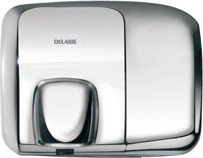 Delabie Handendroger Met Richtbare Blazer 360° Rvs 304 Glanz. Gepol.